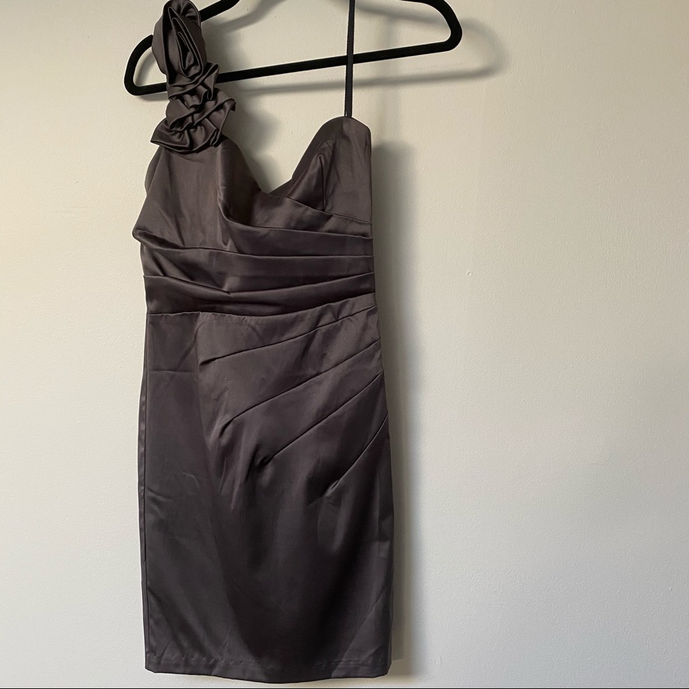 Joyce Leslie mini one shoulder dress